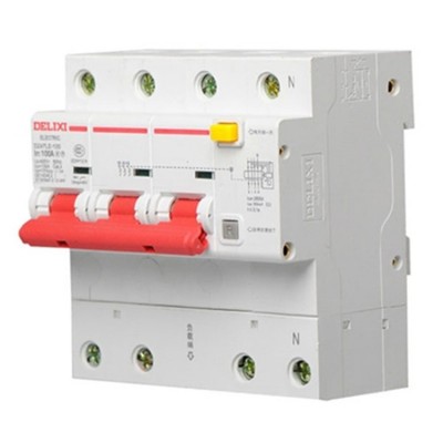 德力西漏电保护器DZ47LE-125/3P/80A/100A三相三线漏电断路器开关图2