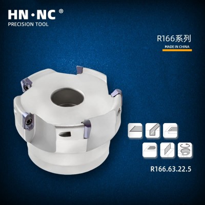 海纳R166.50.22.4T圆鼻快进给数控铣刀盘高速快进给R3圆弧铣刀盘图3