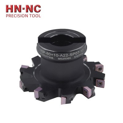 海纳HSP-80×6-A22-SP05-10刃三面刃铣刀盘可转位侧铣开槽刀具SPMG刀片图5