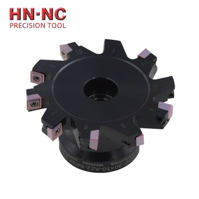 海纳HSP-80×6-A22-SP05-10刃三面刃铣刀盘可转位侧铣开槽刀具SPMG刀片图4