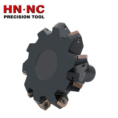 海纳C123-100B-KSS5-L50-10F V型槽铣刀盘倒角加工图2