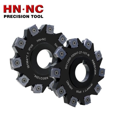 海纳SN1200-100H7三面刃锯片切槽铣刀盘非标定制图2